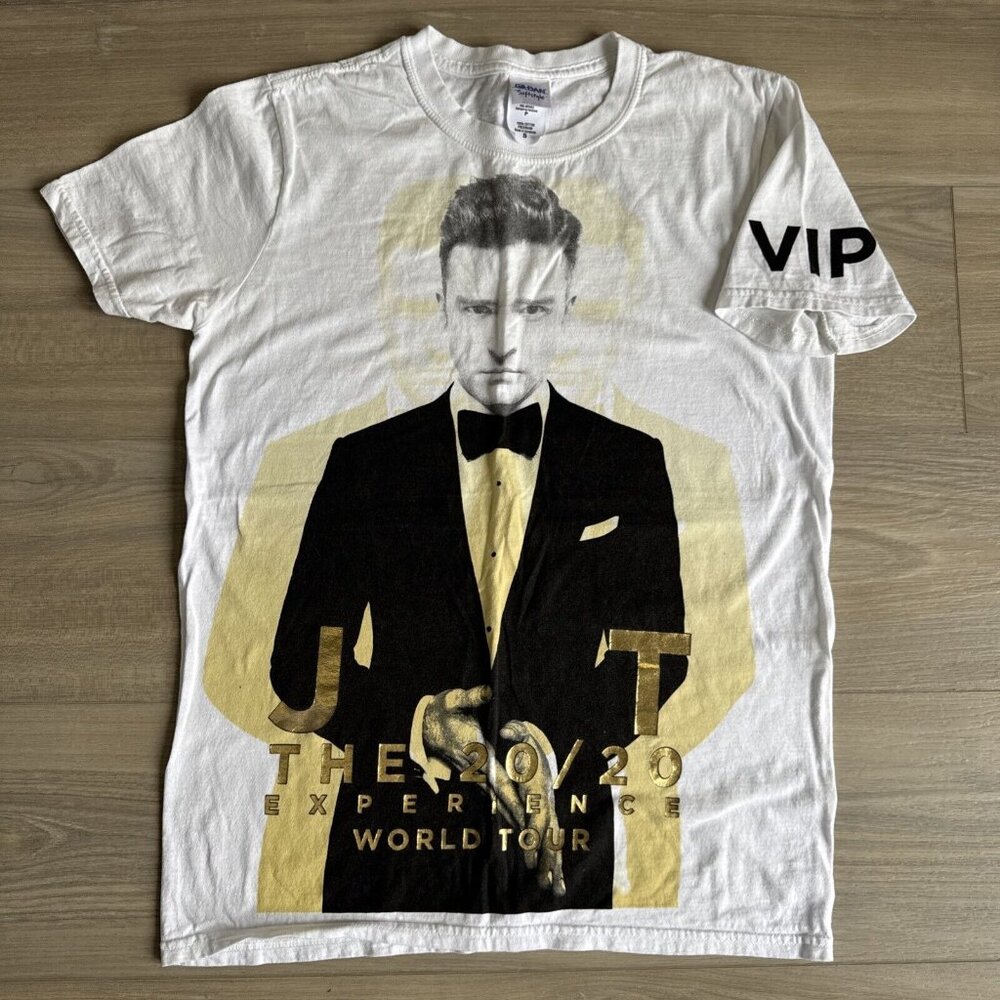 Justin Timberlake 20/20 Experience World Tour VIP Concert Band Tee Unisex Small